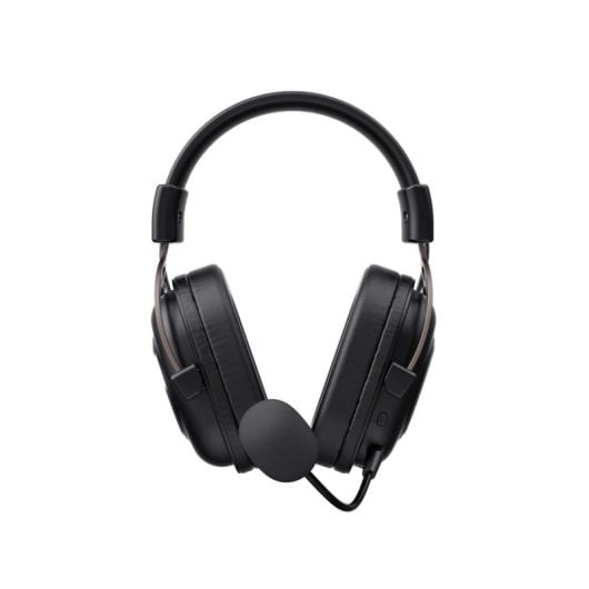 Auriculares Havit H2002YG inalámbricos y con cable Bluetooth para gaming con micrófono, negro y ocre