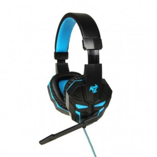 Kopfhörer iBox X8 kabelgebunden 3,5 mm/USB Gaming mit Beleuchtung Schwarz Blau