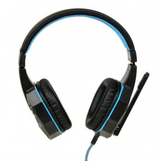 Kopfhörer iBox X8 kabelgebunden 3,5 mm/USB Gaming mit Beleuchtung Schwarz Blau