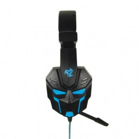 Kopfhörer iBox X8 kabelgebunden 3,5 mm/USB Gaming mit Beleuchtung Schwarz Blau