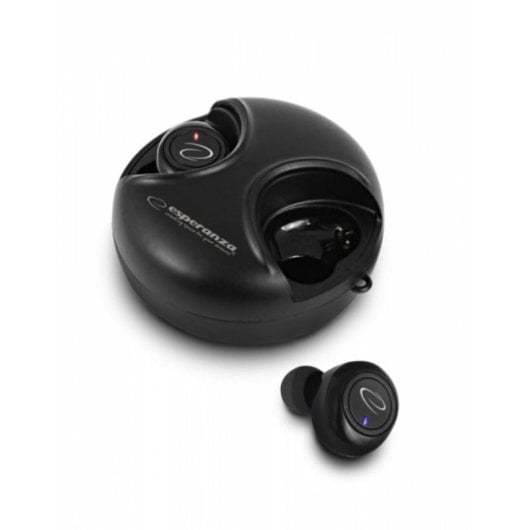 Auriculares Esperanza EH228K inalámbricos Bluetooth para llamadas y música, micrófono, negro