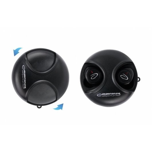 Auriculares Esperanza EH228K inalámbricos Bluetooth para llamadas y música, micrófono, negro