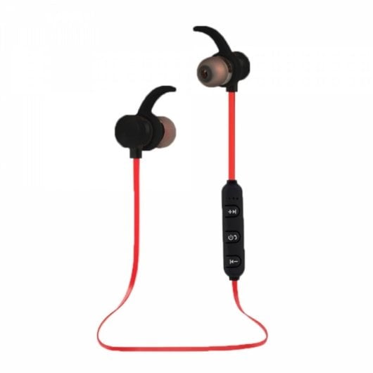 Kopfhörer Esperanza EH186K kabellos Bluetooth mit Geräuschunterdrückung, Sport, schwarz-rot