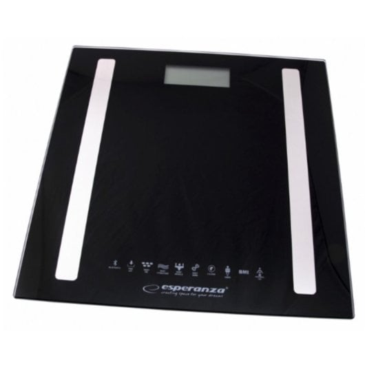 Báscula personal Esperanza EBS016K electrónica cristal negro Bluetooth IMC 180 kg