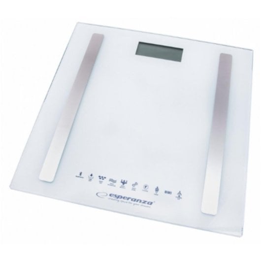 Báscula personal electrónica Esperanza EBS016W Bluetooth 180 kg Blanco IMC OLED Vidrio