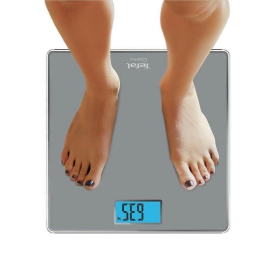 Báscula personal Tefal Classic PP1500 electrónica 160 kg vidrio templado plata