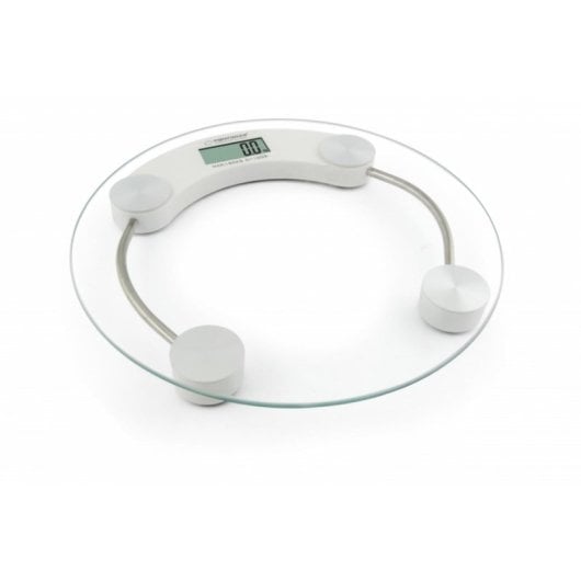 Báscula personal electrónica Esperanza EBS007W 180 kg Precisión 100 g Blanca Circular