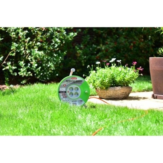 Steckdosenleiste Activejet AJE-PB/20M 4 Steckplätze mit Überhitzungsschutz 20 m Kabel