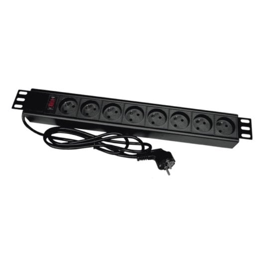 Regleta A-LAN PZ081U 1,8 m Angular 8 AC Negra Interior 230 W