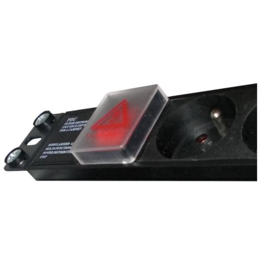 Regleta A-LAN PZ081U 1,8 m Angular 8 AC Negra Interior 230 W