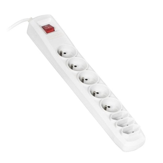 Extensão Activejet APN-8G/3M-GR 8 saídas 3 m Interruptor Segurança Interior Cinzento