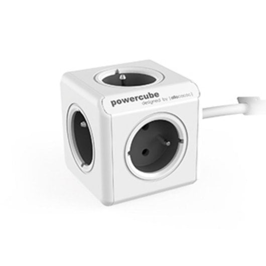 Steckdosenleiste Allocacoc PowerCube Extended Type E 1,5 m 5-fach Grau Innenbereich