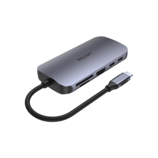 Hub UNITEK 6 puertos USB 3.2 Gen 1 Type-C 1000 Mbps uHUB N9+ con HDMI y lector SD