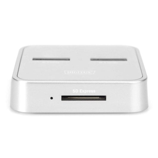 Estação de Acoplamento Digitus DA-71112 SD-Express USB-C M.2 NVMe SATA Prata