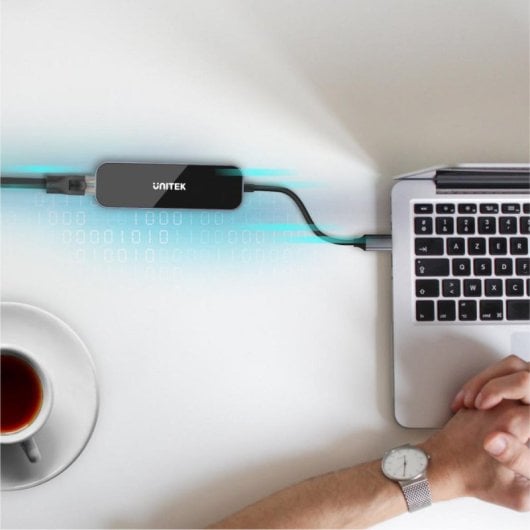 Hub UNITEK 5 puertos 1000 Mbit/s uHUB H6 USB-C PD 100 W HDMI 4K Ultra HD Ethernet