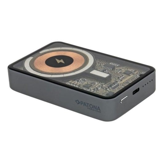 Station d’énergie Patona 9992 38,5 Wh 3 ports USB et USB-C Batterie LiPo Charge rapide Indicateurs LED