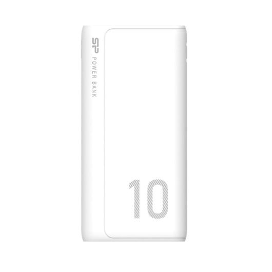 Powerbank Silicon Power GP15 10000 mAh Blanco carga rápida 2 salidas USB