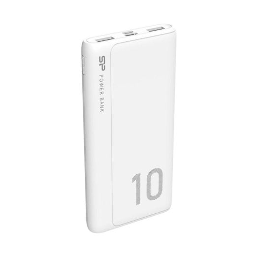 Powerbank Silicon Power GP15 10000 mAh Blanco carga rápida 2 salidas USB