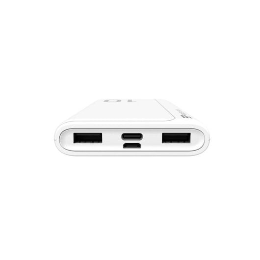 Powerbank Silicon Power GP15 10000 mAh Blanco carga rápida 2 salidas USB