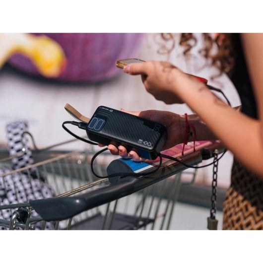 Power Bank Tracer Blaze 30000 mAh Quick Charge 3.0 65 W Negro