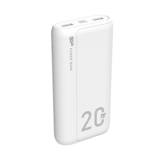 Powerbank Silicon Power QS15 20000 mAh Blanco Carga Rápida 3 Dispositivos