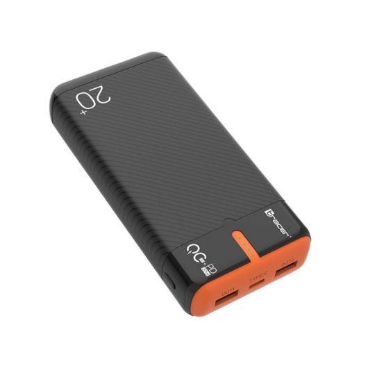 Powerbank Tracer EnerGen 20000 mAh Power Delivery Quick Charge 3.0 Preto Laranja