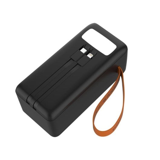 Powerbank Tracer VOUGE-5 50000 mAh 20 W Preto com Display LCD e Lanterna Integrada