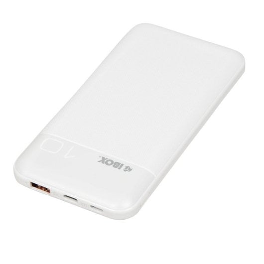 Powerbank iBox IPB10 10000 mAh Blanco PD 3.0 QC 3.0 20 W USB-C y USB-A
