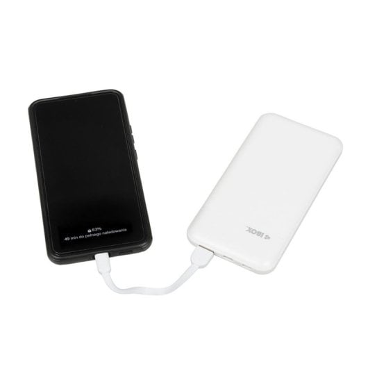 Powerbank iBox IPB10 10000 mAh Blanco PD 3.0 QC 3.0 20 W USB-C y USB-A