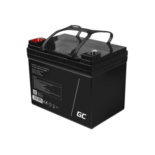 Batteria Green Cell AGM21 Piombo Sigillato VRLA 12V 33Ah 1pz Nero