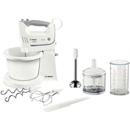 Batidora Bosch MFQ36490 450 W 5 velocidades soporte desmontable 0,5 L blanca