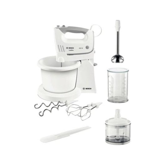 Batidora Bosch MFQ36490 450 W 5 velocidades soporte desmontable 0,5 L blanca