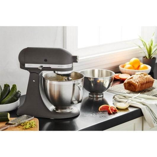 Batidora KitchenAid Artisan 5KSM185PS Imperial Gray 4.8L 10 Velocidades AC Inoxidable