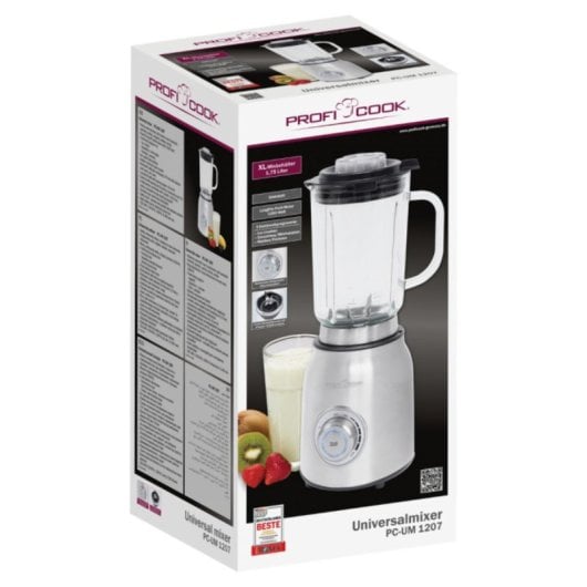 Batidora de varillas ProfiCook 501207 Acero inoxidable 1200W 1,75L Giratorio