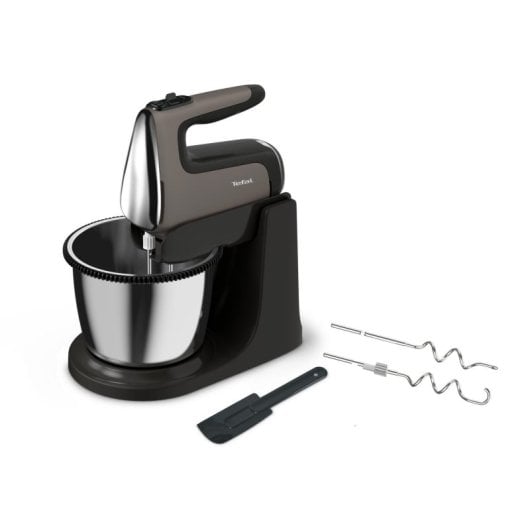 Batidora Tefal Powermix Silence HT654E 600 W Negra Gris Mango Ergonómico Turbo