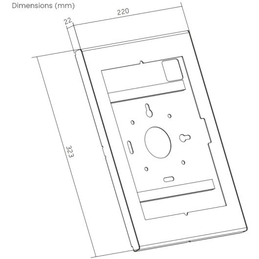Kimex Caja Universal Para Tablets Apple Y Samsung 10.9''-11'', Negro