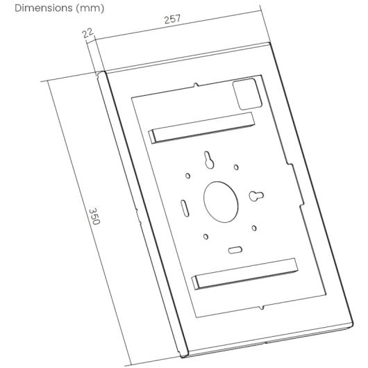Kimex Caja Universal Para Tablets Apple Y Samsung 12.9''-13'', Blanco