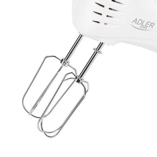 Batidora de mano Adler AD 4212 300 W Rojo Blanco 5 velocidades acero/plástico