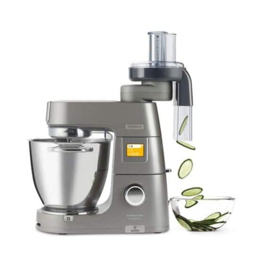 Kit-Aufsatz Kenwood AT 340 Grau Aluminium Kunststoff 7 Edelstahl-Schneidscheiben