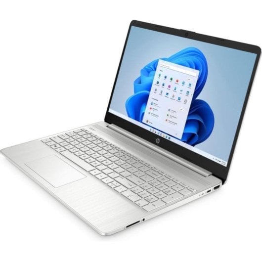 Portable HP 15s-eq2110nf 15.6" AMD Ryzen 5 Sixième Gén 16Go 512Go SSD FHD Antireflet Argent
