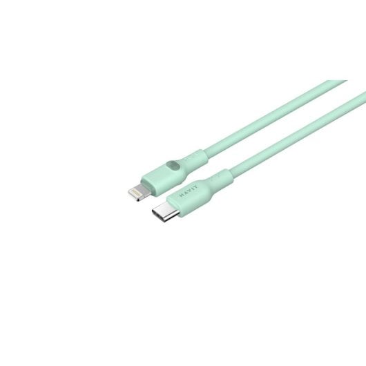 Cabo Havit 6939119066222 Lightning USB C 1 m Verde 27 W 2,4 A