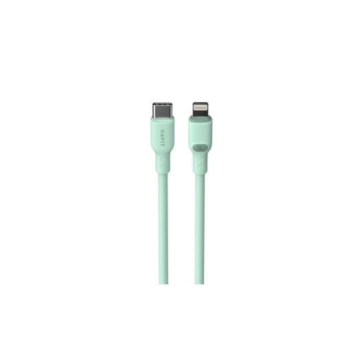 Cabo Havit 6939119066222 Lightning USB C 1 m Verde 27 W 2,4 A
