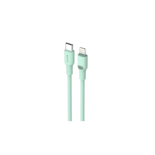 Cabo Havit 6939119066222 Lightning USB C 1 m Verde 27 W 2,4 A
