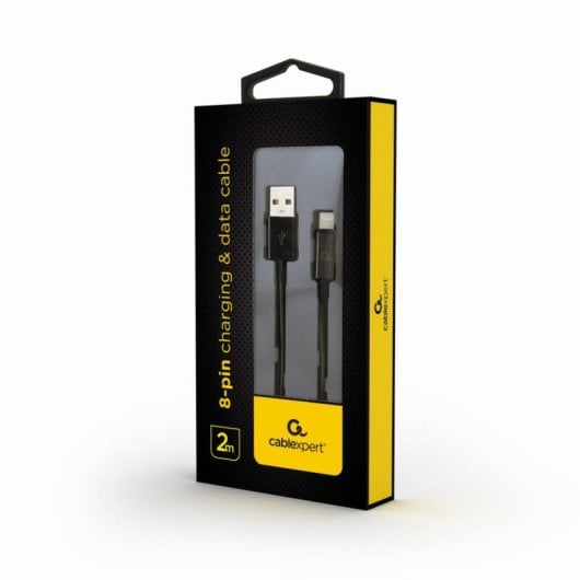 Cavo USB Gembird CC-USB2-AMLM-2M 2 m Lightning USB A Dritto Nero