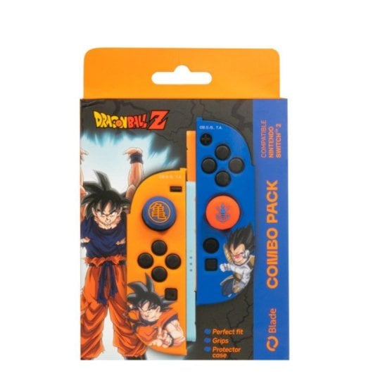 Kit de accesorios Blade Gaming Dragon Ball Z Combo Pack carcasas y grips Switch 2
