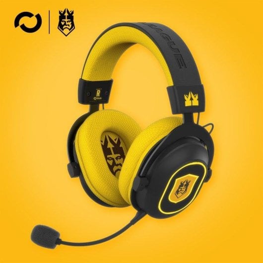 Auricolari Blade Kings League Gaming Wireless Trimode Placas LED Compatibilità Multiplatforme Neri