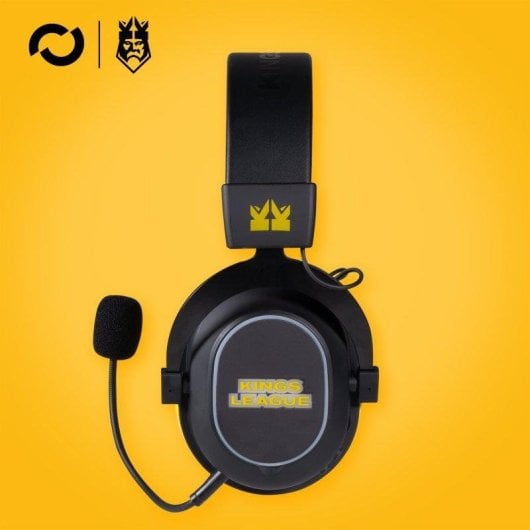 Auricolari Blade Kings League Gaming Wireless Trimode Placas LED Compatibilità Multiplatforme Neri
