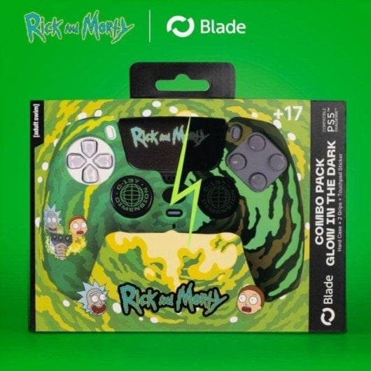 Pack Accessoires Manette Blade Rick and Morty Combo Pack Brille dans le noir PS5