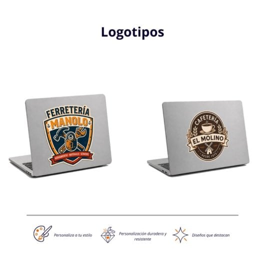 Personalización de portátil – Imagen, logo y texto