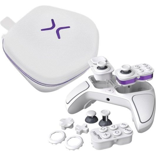 Comando modular para jogos Turtle Beach Victrix Pro BFG Reloaded sem fios/com fios para PC/PS5, branco